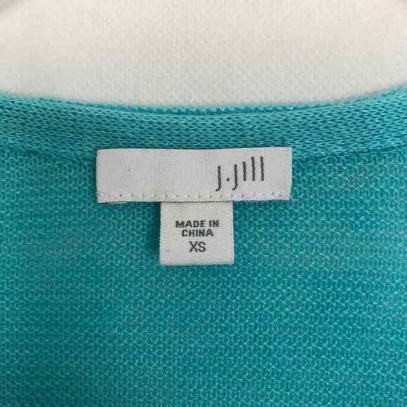 J. Jill 100% Women's Linen Cotton Open Front Cardigan Size XS - Picture 2 of 12
